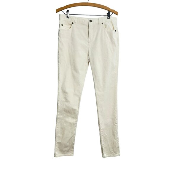 Vineyard Vines Big Girl’s Sz 16 Ivory Straight Leg Corduroy Pants - Picture 1 of 12